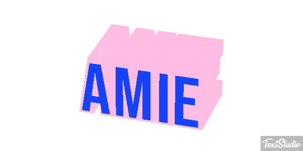 Amie Текстовый эффект