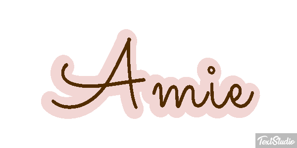 Amie Текстовый эффект