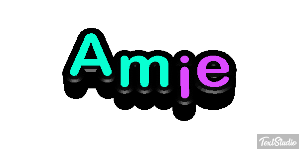 Amie Текстовый эффект