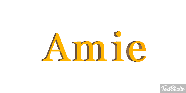 Amie Текстовый эффект