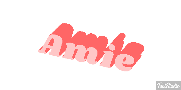 Amie Текстовый эффект