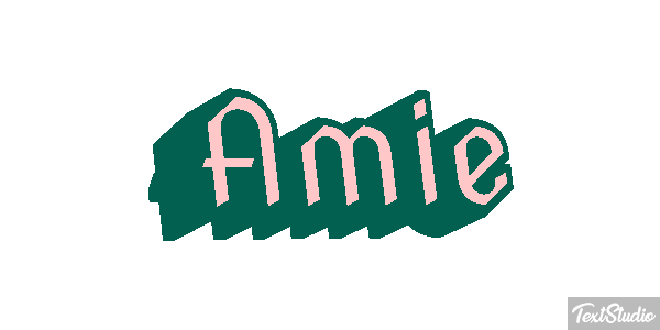Amie Текстовый эффект