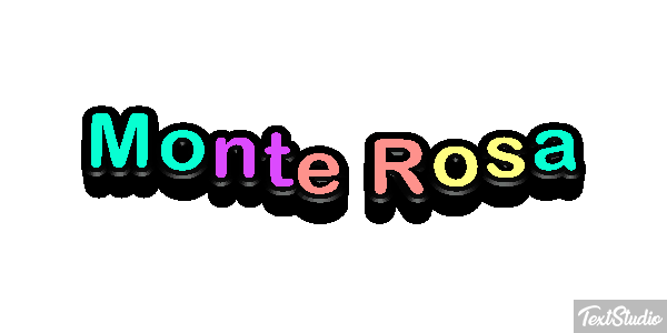 Monte Rosa Efekt tekstowy