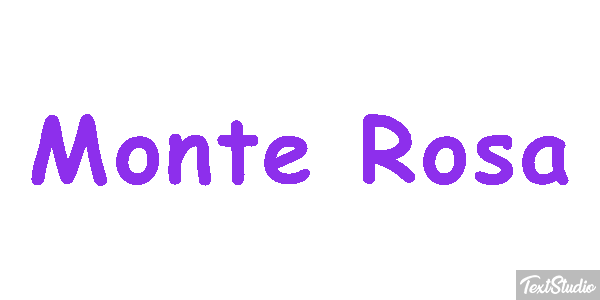 Monte Rosa Efekt tekstowy