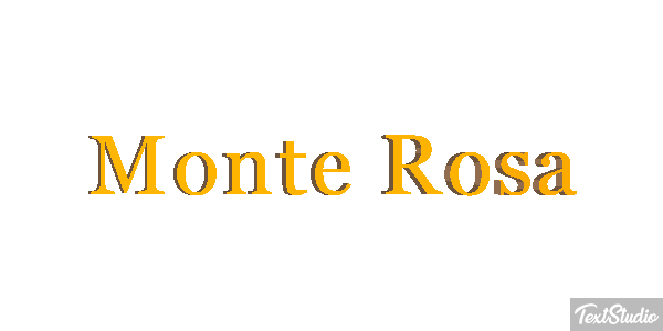 Monte Rosa Efekt tekstowy