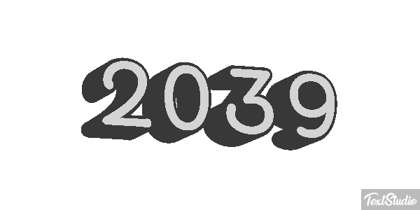 2039 Text effect