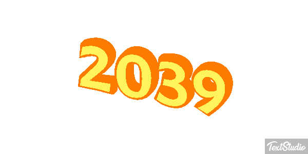 2039 Text effect
