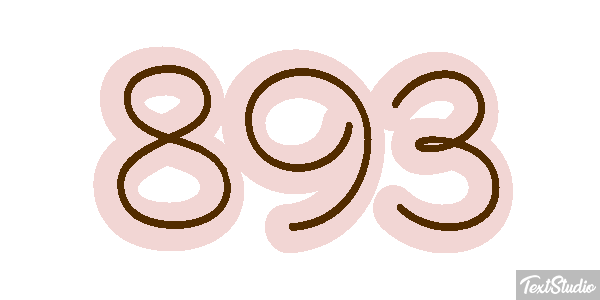 893 Texteffekt