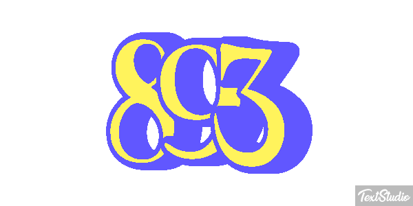 893 Texteffekt