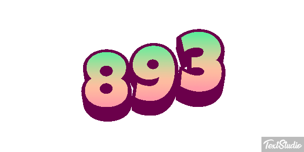 893 Texteffekt