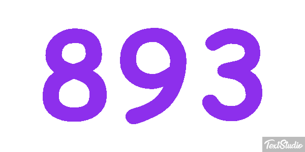 893 Texteffekt