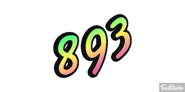 893 Texteffekt