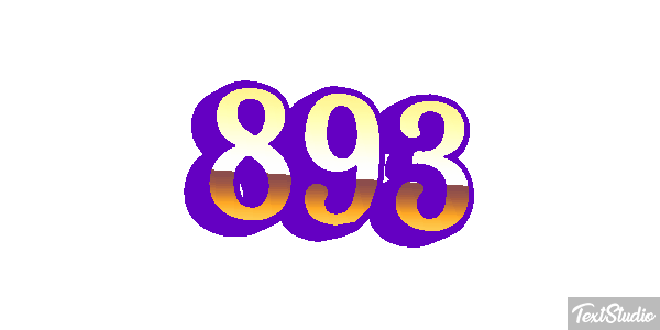 893 Texteffekt