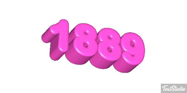 1889 Efecto de texto