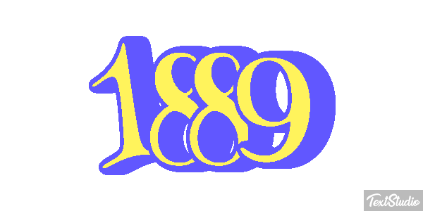 1889 Efecto de texto