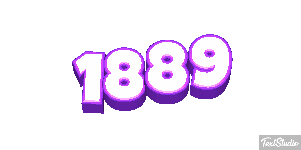1889 Efecto de texto