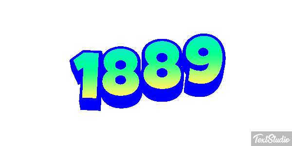 1889 Efecto de texto
