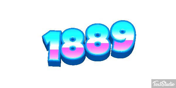 1889 Efecto de texto