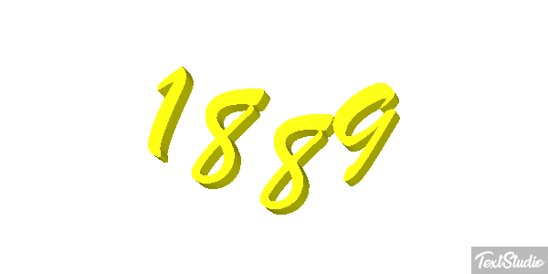 1889 Efecto de texto