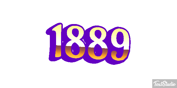 1889 Efecto de texto