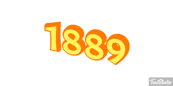 1889 Efecto de texto