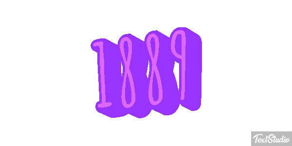 1889 Efecto de texto