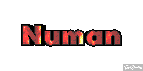 Numan Texteffekt