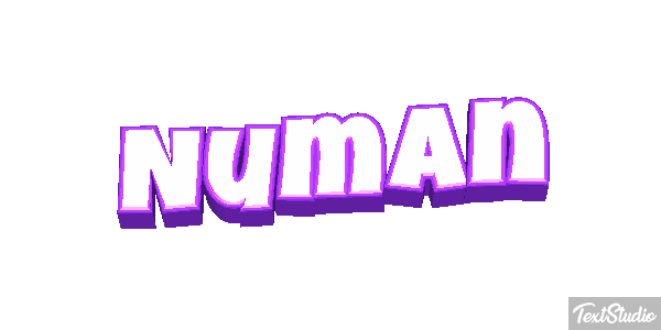 Numan Texteffekt
