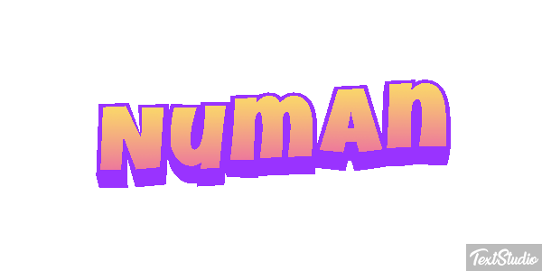 Numan Texteffekt
