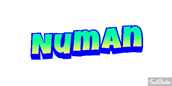 Numan Texteffekt