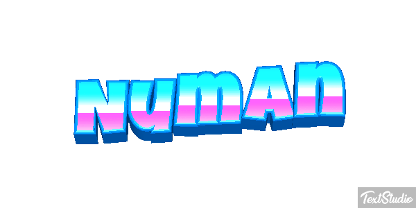 Numan Texteffekt