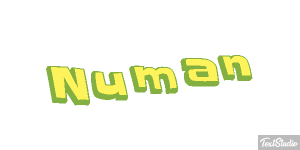 Numan Texteffekt