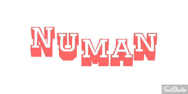 Numan Texteffekt