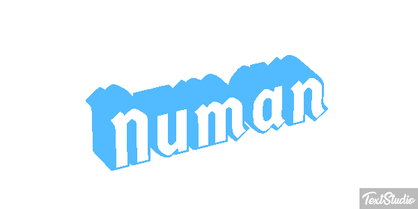 Numan Texteffekt