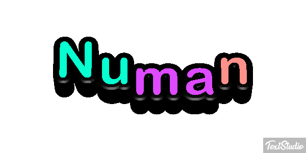 Numan Texteffekt