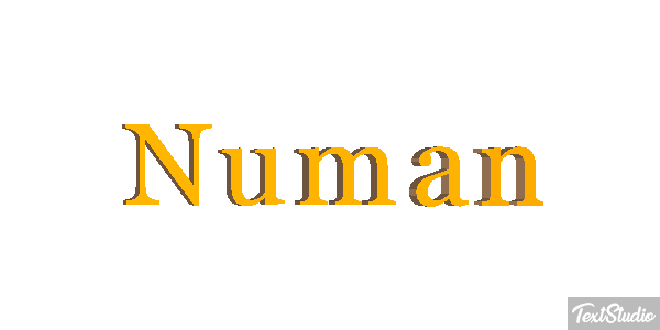 Numan Texteffekt