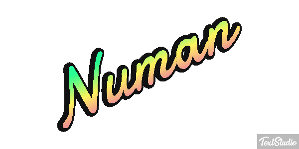 Numan Texteffekt
