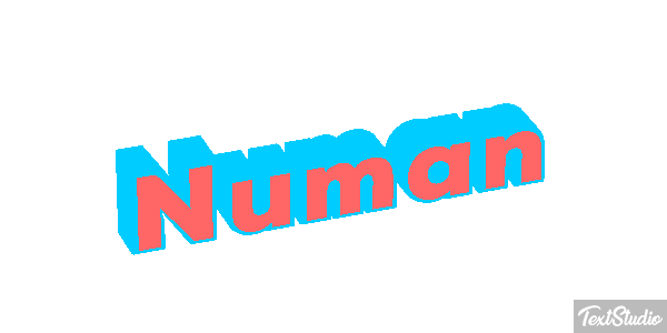 Numan Texteffekt