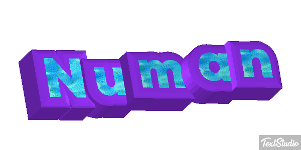 Numan Texteffekt