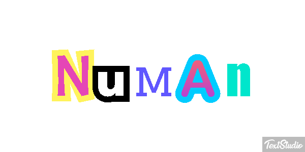 Numan Texteffekt