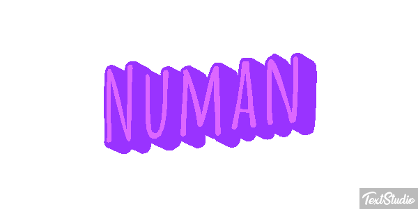 Numan Texteffekt