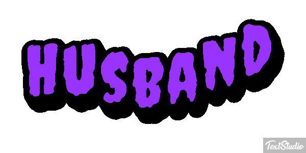 Husband Text effect