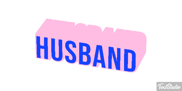 Husband Text effect