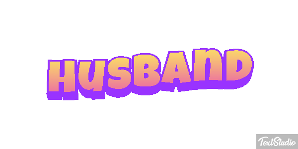 Husband Text effect