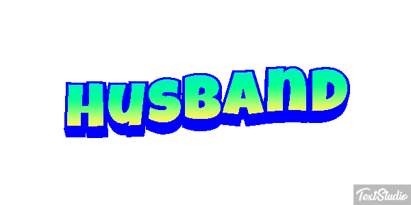 Husband Text effect