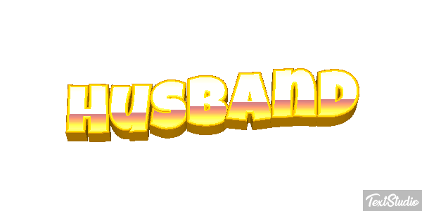 Husband Text effect