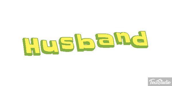 Husband Text effect