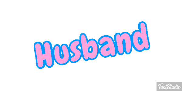 Husband Text effect