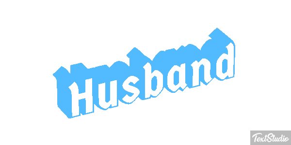 Husband Text effect