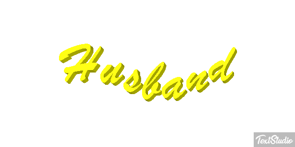 Husband Text effect
